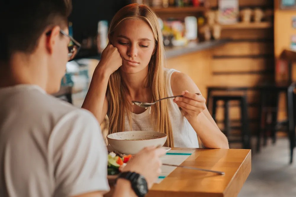 girl eating good food